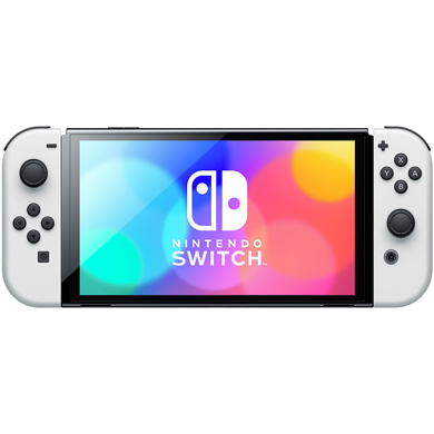 Nintendo Switch OLED (2021) 64GB Console, White - Good Condition
