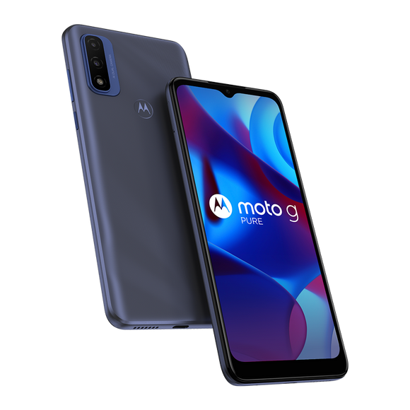 Motorola Moto G Pure (2021) XT2163-4 32GB Deep Indigo (Unlocked) Very Good Condi