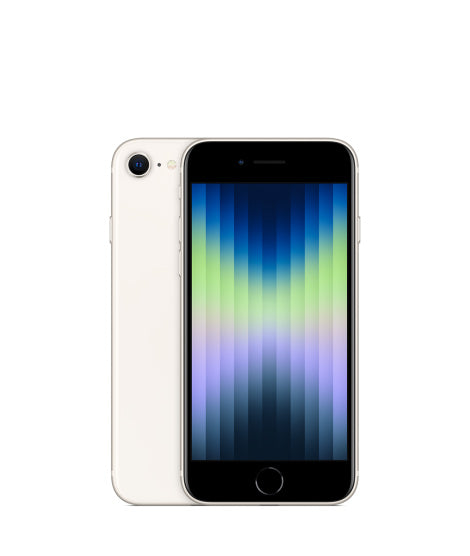Apple iPhone SE 3rd Gen 64GB A2595 - Starlight - (Unlocked) Good Condition