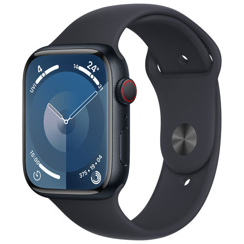 Apple Watch Series 9 45mm (GPS + Cellulaire) - Bracelet sport