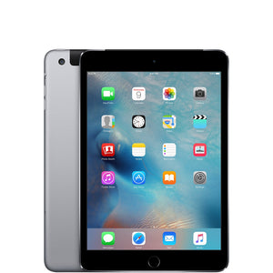 Apple iPad Mini 4 A1550 128GB Wi-Fi + Cellular 7.9", Space Grey - Good-Fair Cond