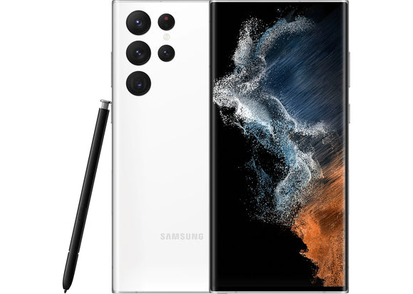 Samsung Galaxy S22 Ultra SM-S908W 128GB Phantom White (Unlocked) Good-Fair Condi