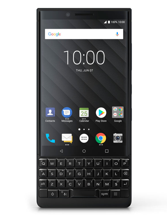 BlackBerry KEY2 BBF100-2, Black, (Unlocked) Good Condition