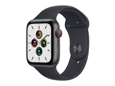 Apple Watch SE 44mm (GPS + Cell) Space Grey Aluminum Case w/ Midnight Sport Band