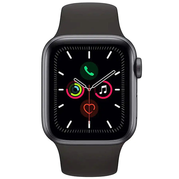 Apple Watch Series 5 44mm (GPS + Cell) Space Grey Alu Case w/ Black Sport Band -