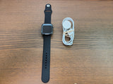 Apple Watch Series 6 44mm (GPS + Cell) Graphite Stainless Case w/ Black Sport Ba