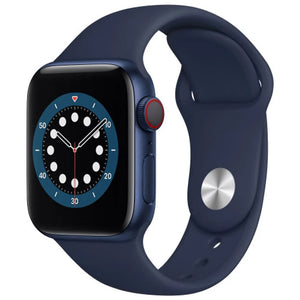 Apple Watch Series 6 40mm (GPS + Cell) Blue Alu Case with Deep Navy Sport Band