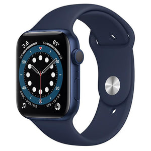 Apple Watch Series 6 44mm (GPS Only) Blue Alu Case with Deep Navy Sport Band - G